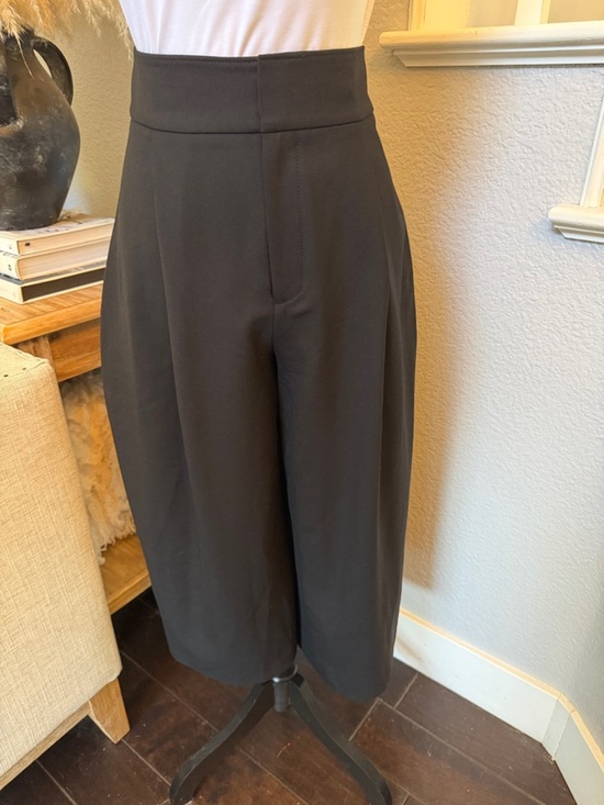 Club Monaco Pants - Club Monaco Culottes Black Wool Blend Wide Leg Trouser Pants size 4